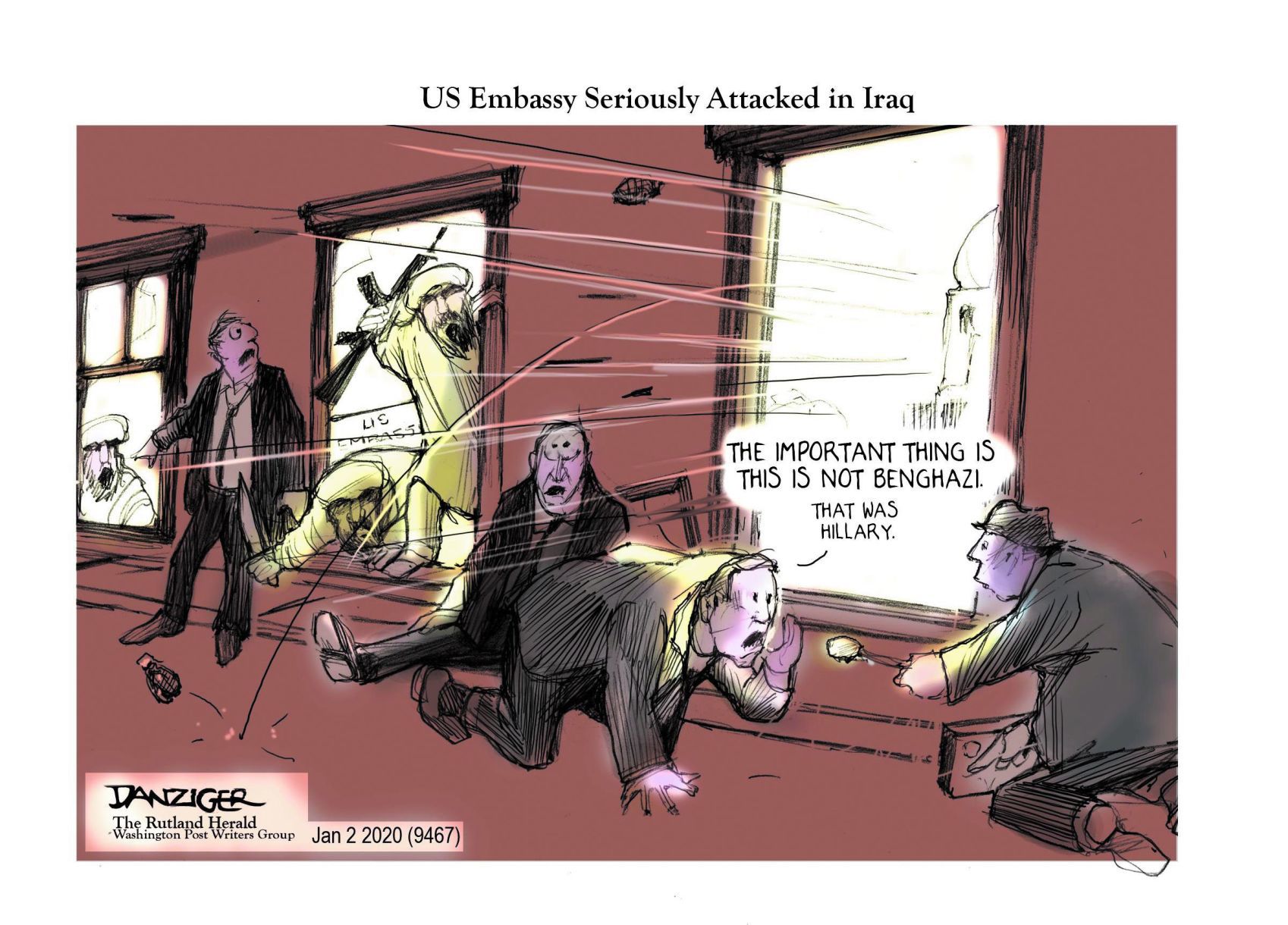Jeff Danziger editorial cartoon